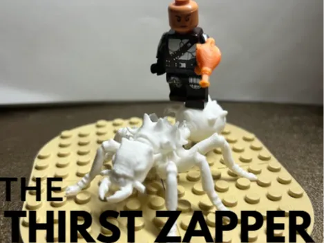 Fallout-Inspired Thirst Zapper for Minifigures