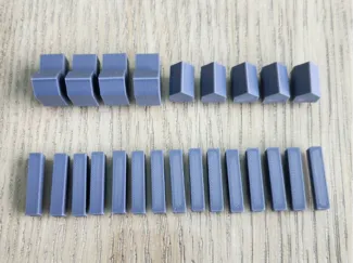 CATAN Pieces (Road, City, Settlement)