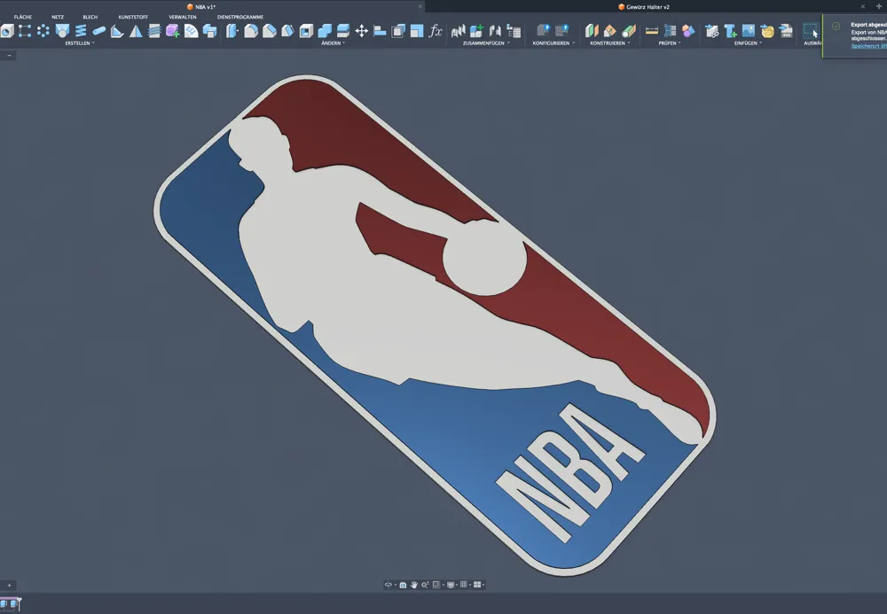 NBA Logo Relief - Free 3D Print Model - MakerWorld