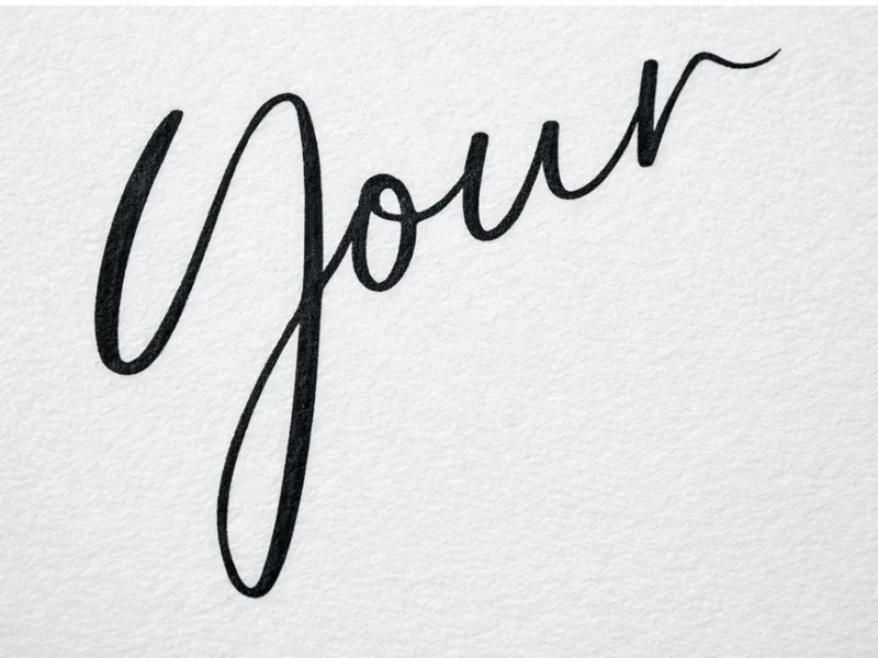 Wedding "Your" Sign