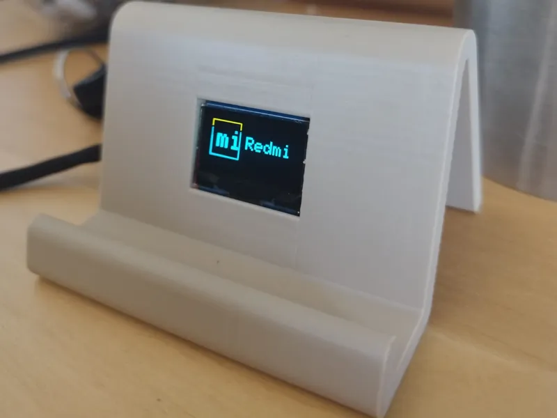 Connected phone holder