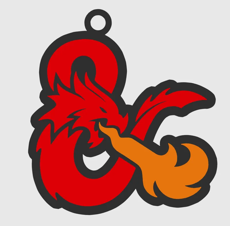 D&D Keychain