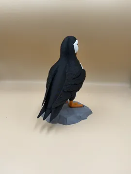 Modelo para impresión 3D: Cliffside Puffin — vista de referencia 5