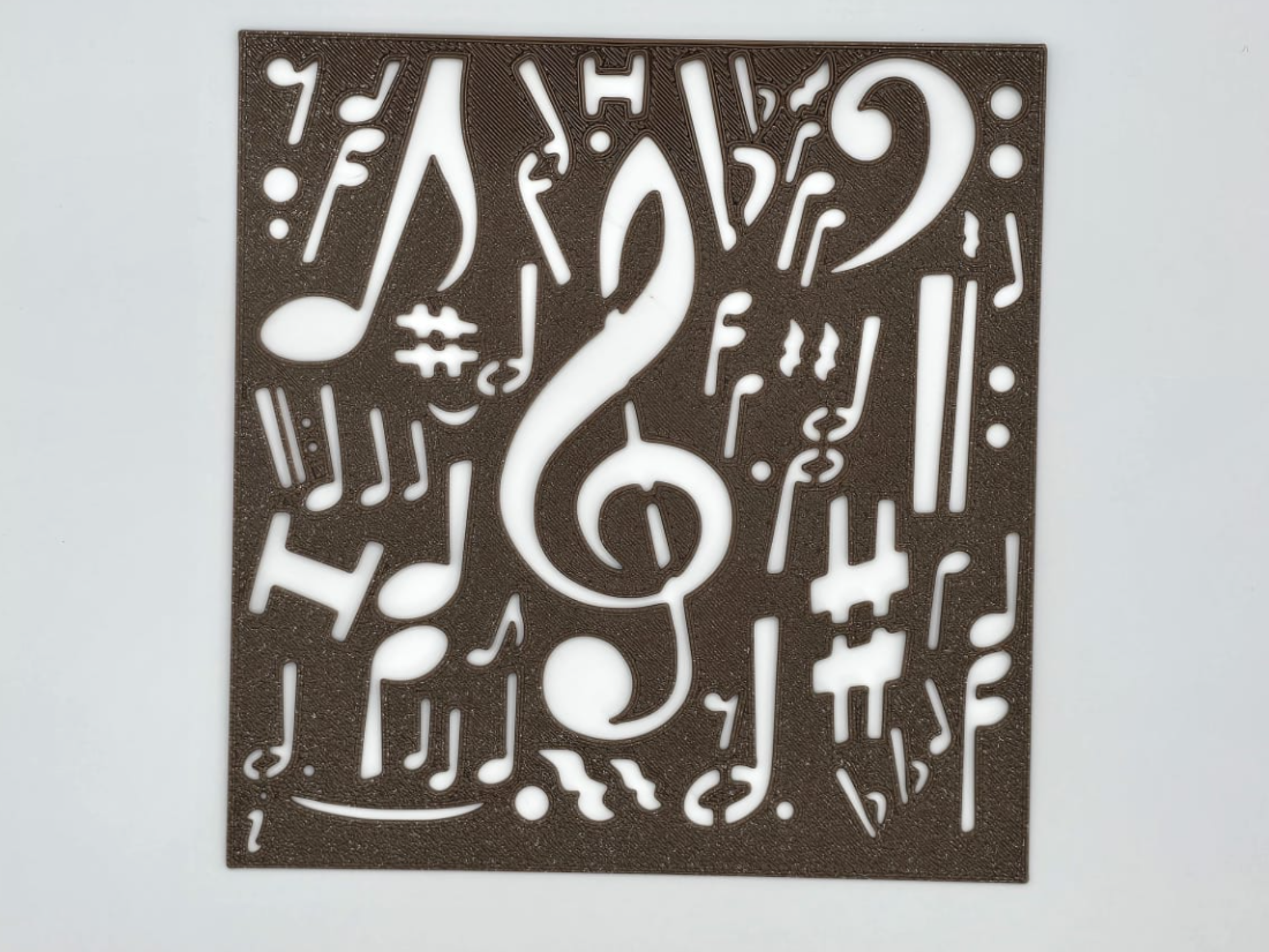 Musical Notes Stencil Template