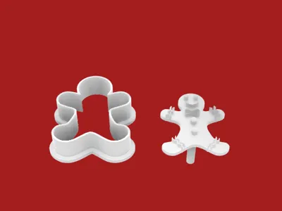 Gingerbread cookie cutter-gingerbread cookie