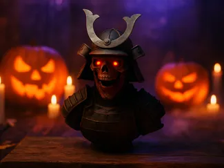 Skull Samurai Horror - Halloween