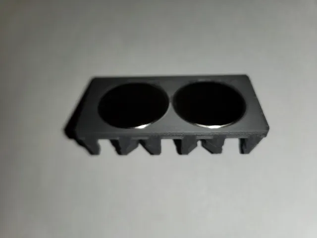 8 mm Offset, 2-30x3mm Magnet Mount - DS Part A