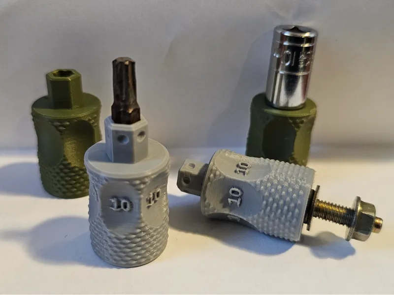 Stacking Socket Finger Driver -  Standalone 10mm
