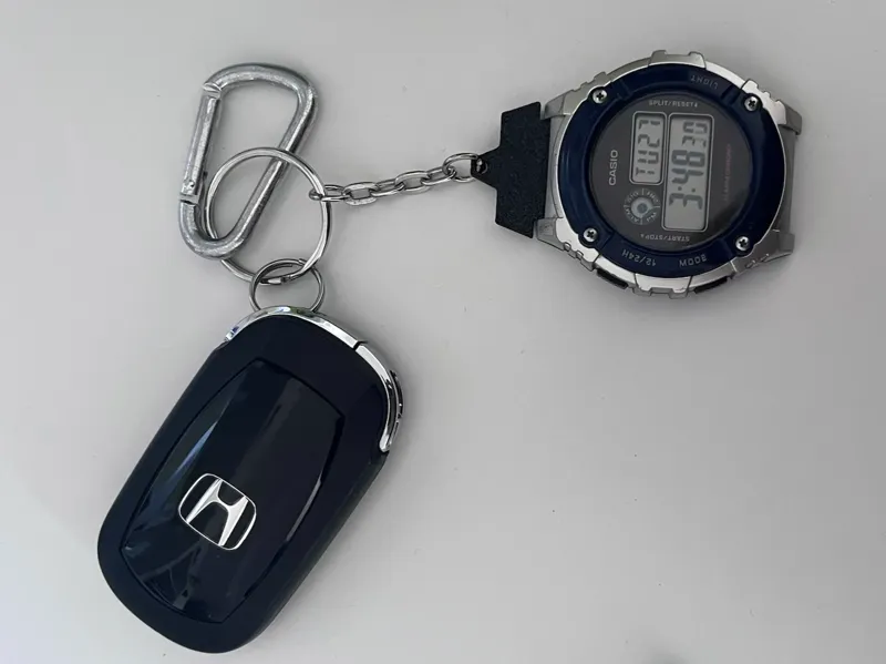 Casio watch to keychain conversion adapter