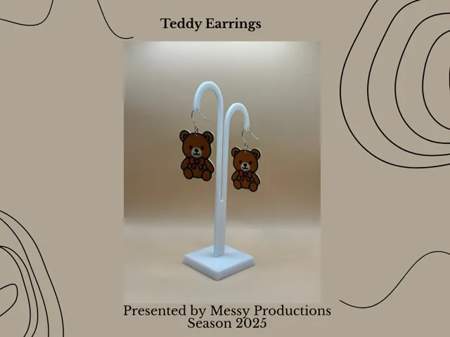 Teddy Bear Earrings