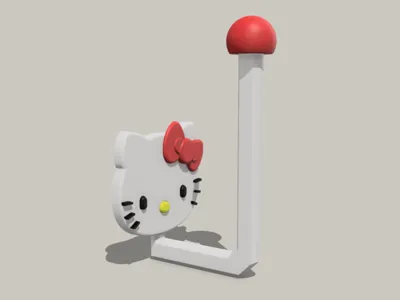 Hello Kitty Hair Tie Hook
