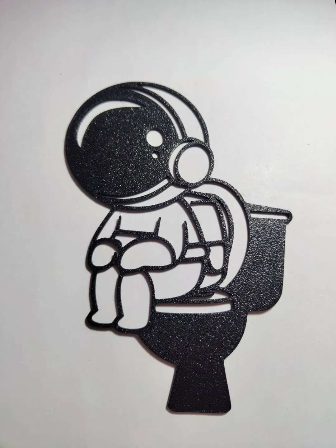 Cosmonaute - décoration murale 2D