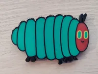Raupe Nimmersatt vollgefressen