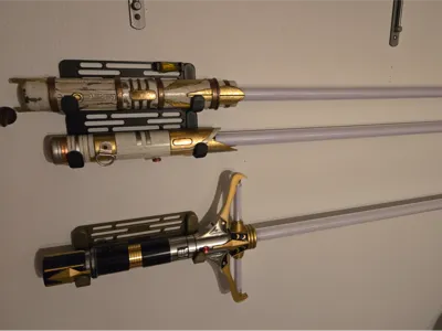 Horizontal Lightsaber Wall Mount