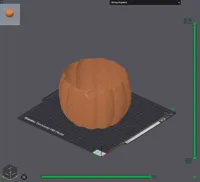 Coupelle à bonbons citrouille low poly — photo 2
