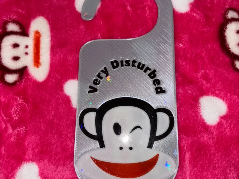 Paul Frank Julius "Very Disturbed" Door Hanger