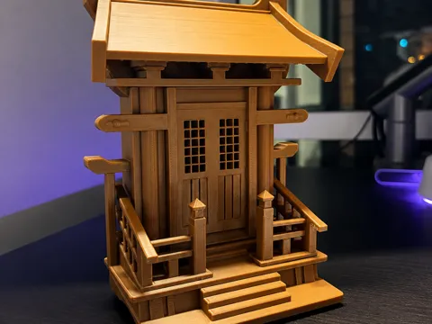Estante o repisa: Japanese Shrine — referencia de MakerWorld
