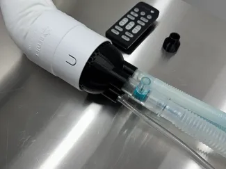 Vet Bed Jet Adapter for Drying Medical Tubing