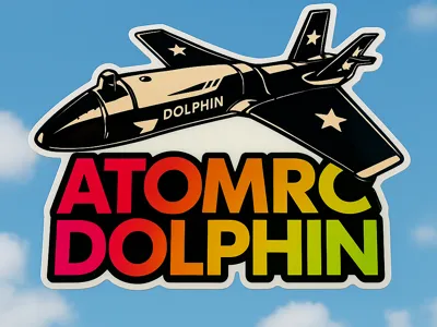 AtomRc Dolphin Badge