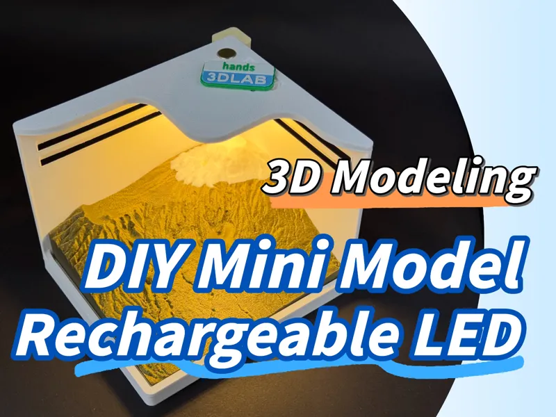 Touch-LED 3D Printed Display Box