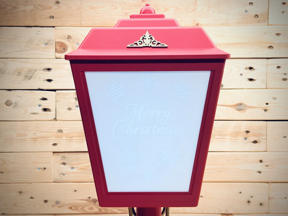 Festive Lamppost by ENIQUE3D MakerWorld: Download Free 3D Models