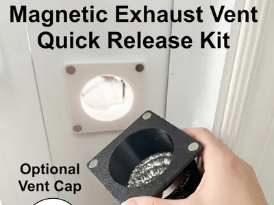 Magnetic Exhaust Vent Kit - Quick Release