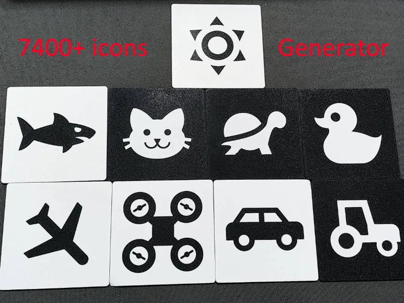 Baby Contrast Story Cards Generator MDI