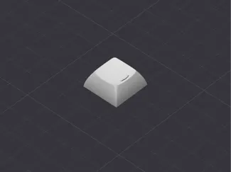 Key Caps (DSA) Blanks with small bump