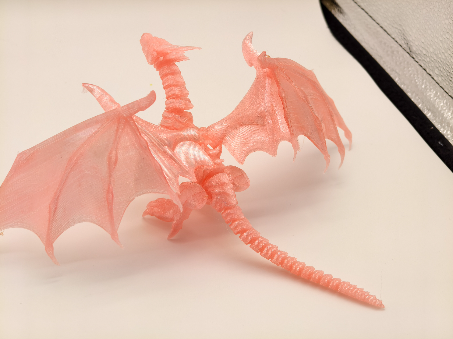Miniatura 1 do modelo 3D 冰翼夜翼混血飞龙，无需支撑，翅膀加大，MINI可打