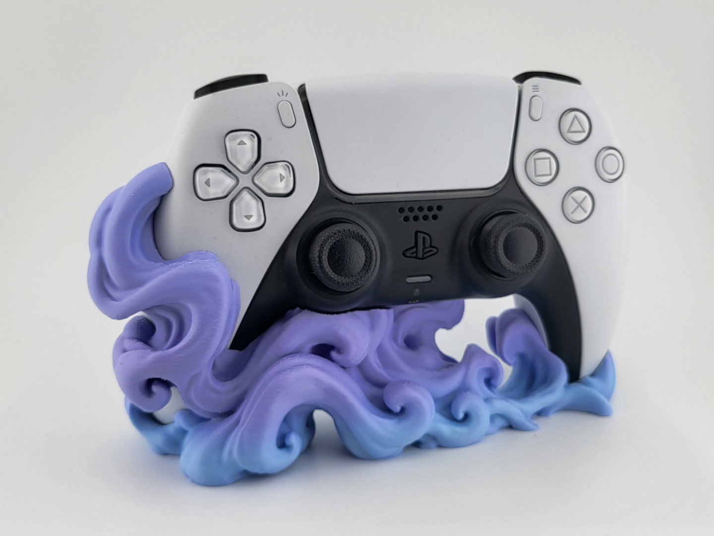 PS5 Smoke Cloud Controller Stand Gaming Desk Decor - 1