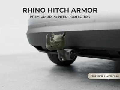 Rhino Trailer Tow Hitch Cover