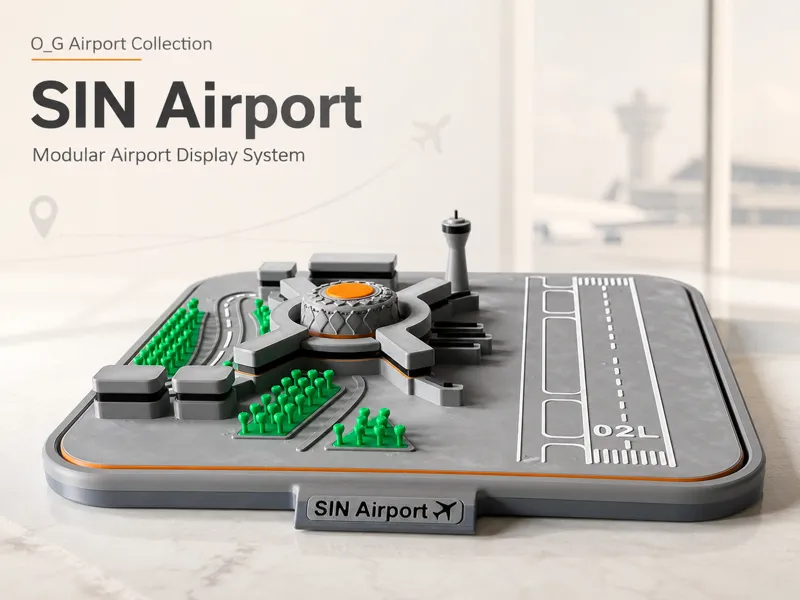 SIN Airport | Modulares Flughafen-Display