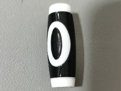 Material Dzi Bead - One-Eyed Heaven and Earth - Collectible