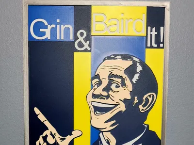 Grin & Baird it! - Severance - Motivational Poster