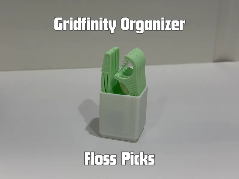 Gridfinity Floss Pick Organizer