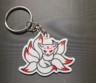 Kitsune Keychain