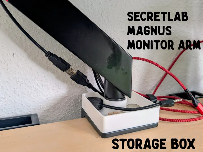 Secretlab MAGNUS Monitor Arm organizer