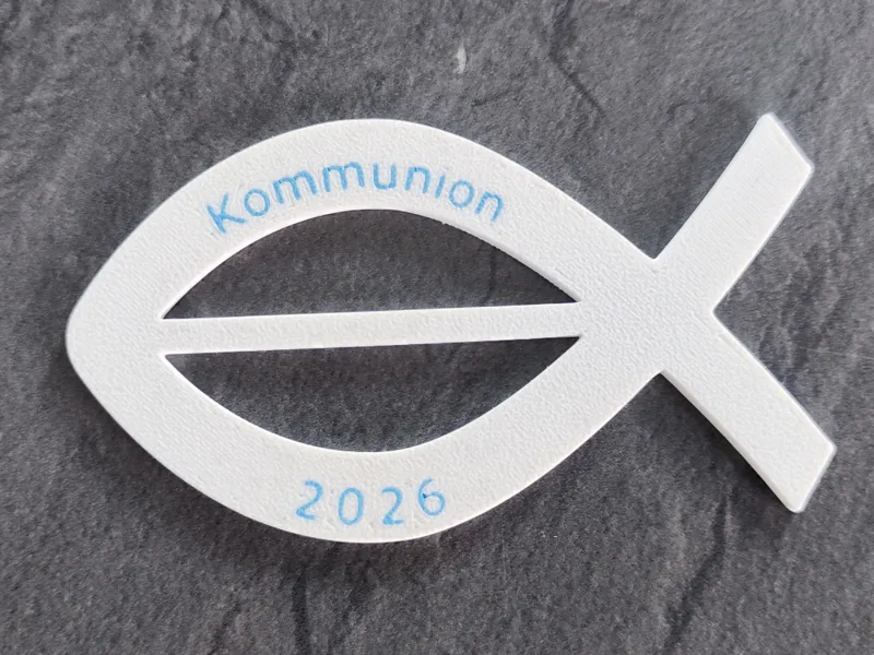 Kommunion Fisch Serviette