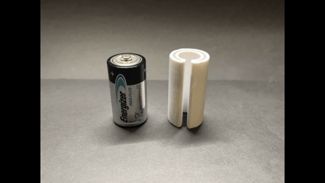 AA to C type battery sleeve