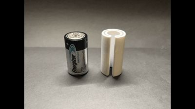 AA to C type battery sleeve 