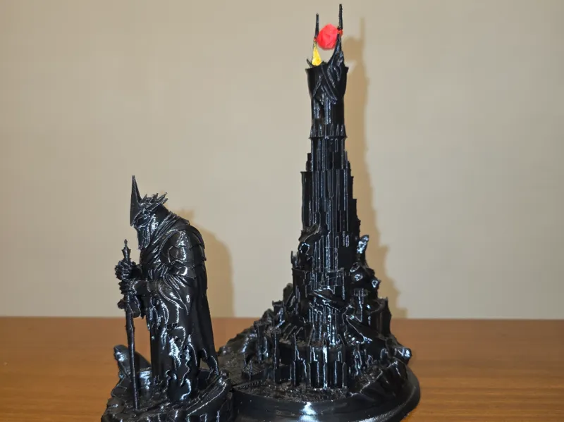 TORRE BARAD-UR CON SEÑOR NAZGUL