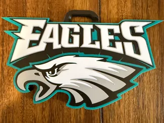 Philadelphia Eagles oversized with chain profile