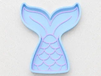 Mermaid Tail Sensory Tray |Catch All| Jewelry Tray