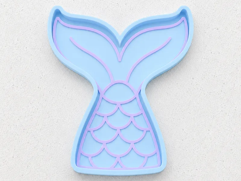 Mermaid Tail Sensory Tray |Catch All| Jewelry Tray