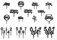 Collection de toppers d'anniversaire - lettres et chiffres — photo 3
