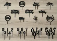 Collection de toppers d'anniversaire - lettres et chiffres — photo 2