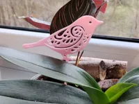 Topper oiseau pour pot de fleurs — photo 1