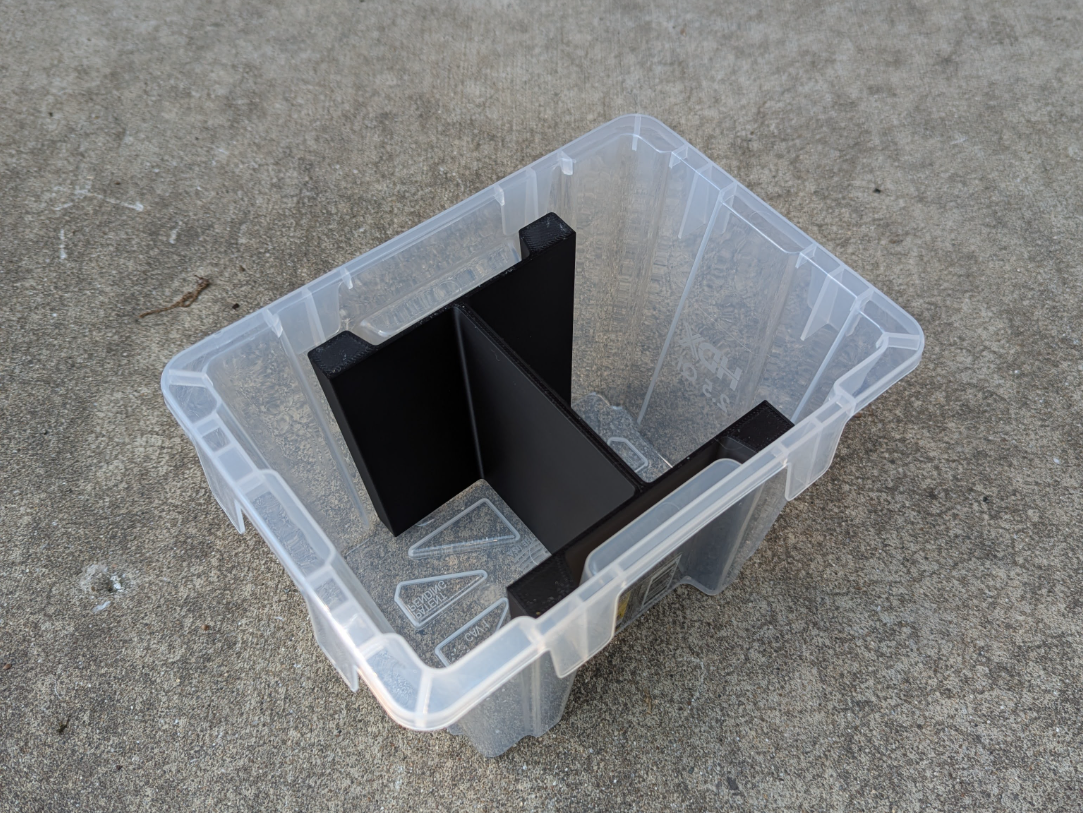 HDX 2.5 Qt Stackable Bin Divider - Free 3D Print Model - MakerWorld