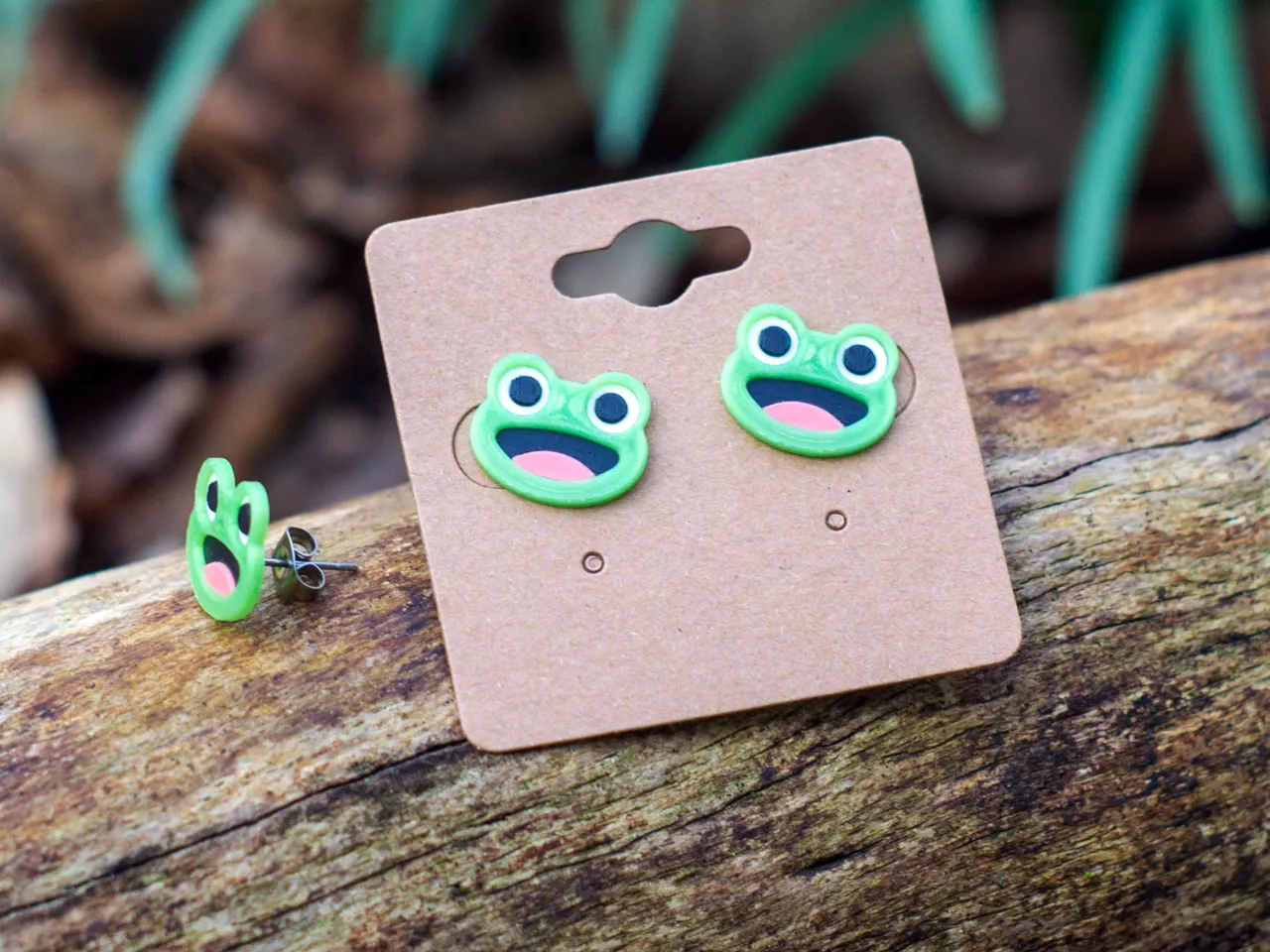 Froggo Stud Earring view 4