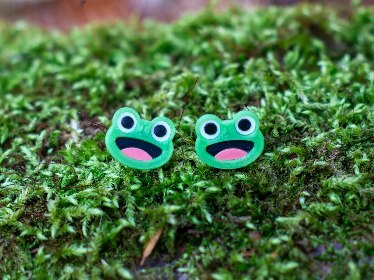 Froggo Stud Earring view 2